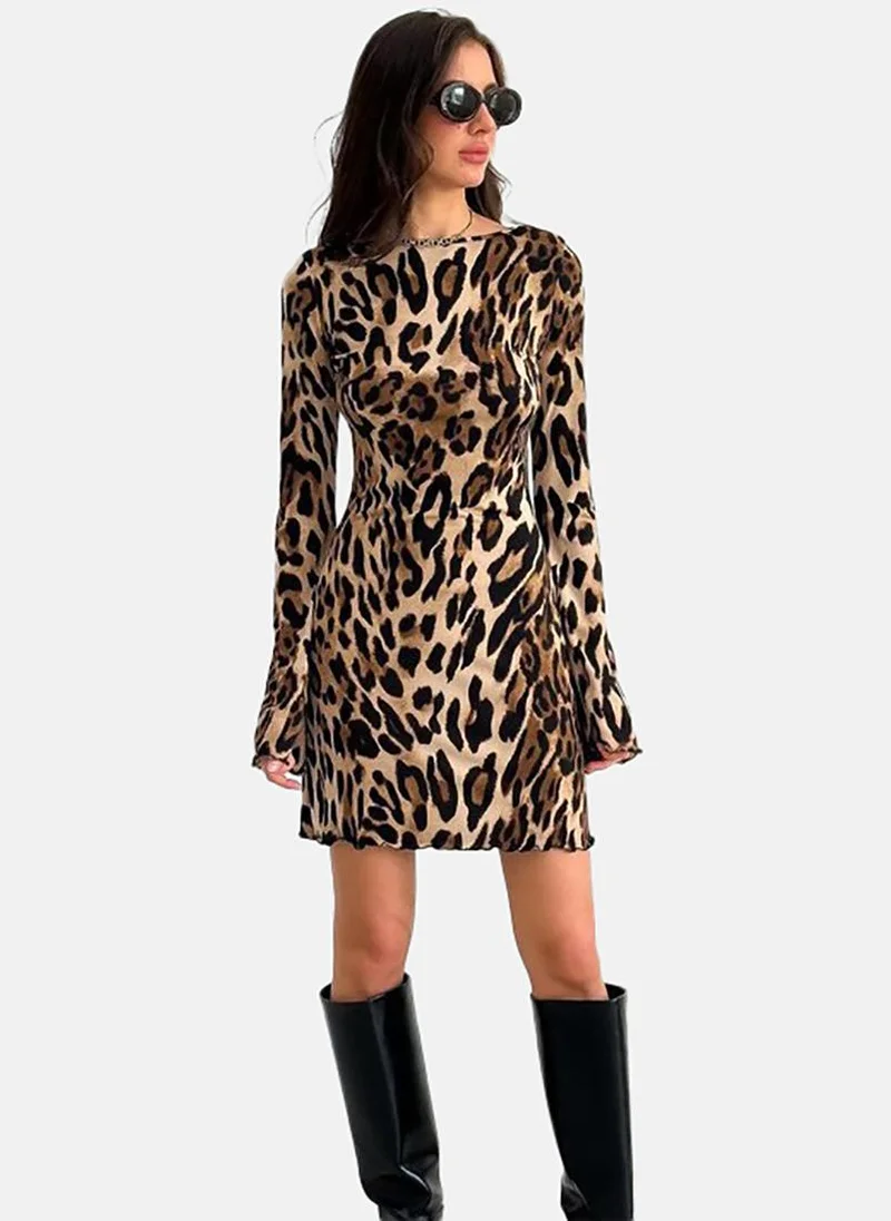 YUNIQEE Animal A-Line Dress
