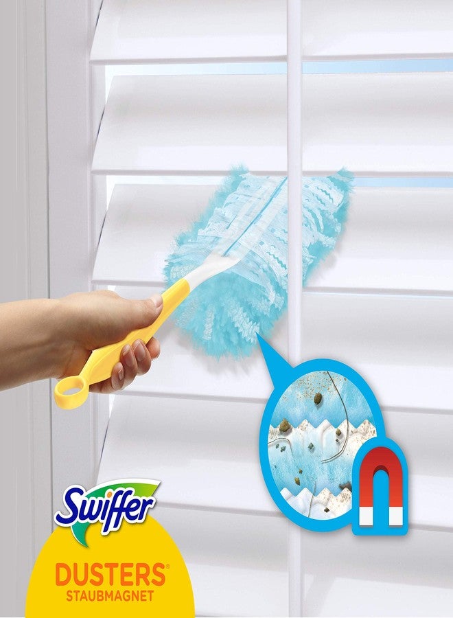 Swiffer Attrape & Retient Kit De Dépoussiérage (1 Manche Et 5 Recharges) Duster, M, Blue - Image 5