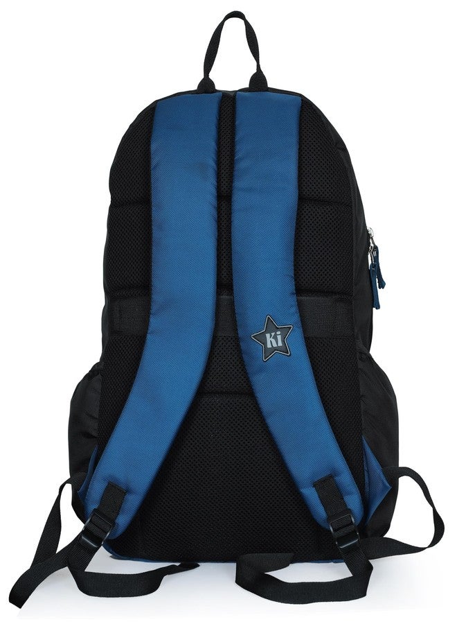 Ki Laptop bag, featuring 15.6-inch padded compartment for laptop and 22-liter capacity, water-resistant fabric, and in a stylish T-Blue colour (model: KILAP22S1TBB). (T Blue) - Image 3