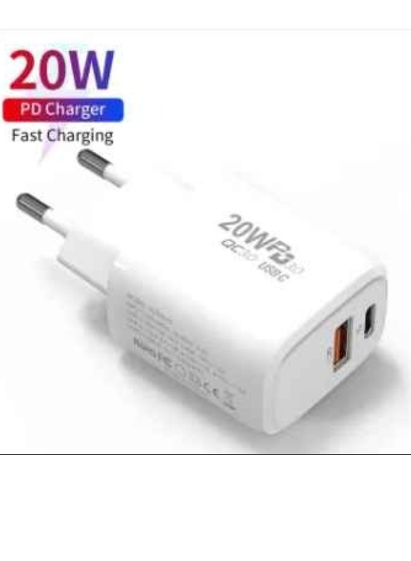 High Quality Good Selling Power Adapter for iPhone USB 20W Wall Pd Charger Au EU UK Us Plug for Apple - Image 2