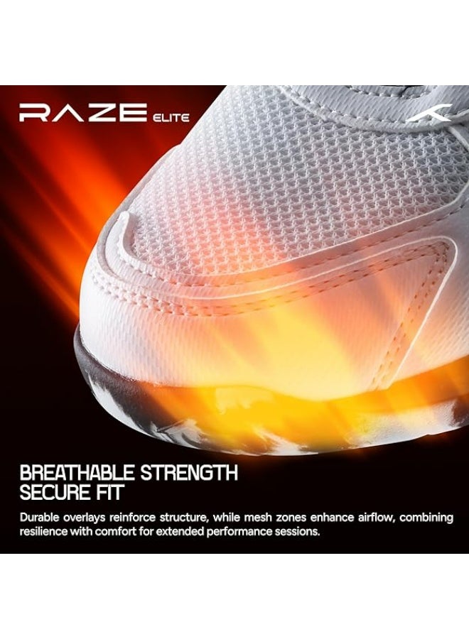 هندرد رايز حذاء كرة الريشة| رجال وبنين | حذاء لا يترك علامات | حذاء المحكمة | للاعبي كرة الريشة والاسكواش والتنس | وسادة X، نعل نشط للإمساك، مساعدة لأصابع القدم - Image 4