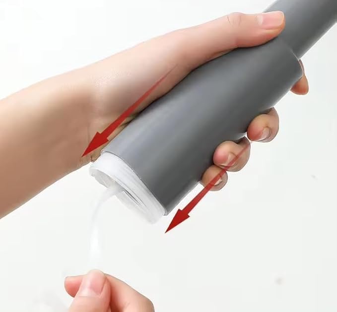 RHYDON RHYDON Pot Handle Heat Insulation Silicone Cover, Silicone Thermal Insulation Handle Cover, Pot Handle Heat, Grip Tape Anti-Scalding Heat Non-Slip Reusable (Multicolor) (Pack of 1)  - Image 2