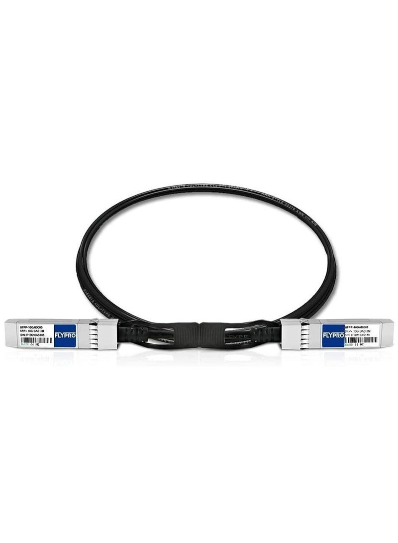 SFP Cable, 10G SFP+ DAC Passive Direct Attach Copper Twinax Cable for Cisco SFP-H10GB-CU3M, Ubiquiti, Netgear, Mikrotik, D-Link, Intel, Supermicro and More (9.8ft) - Image 2