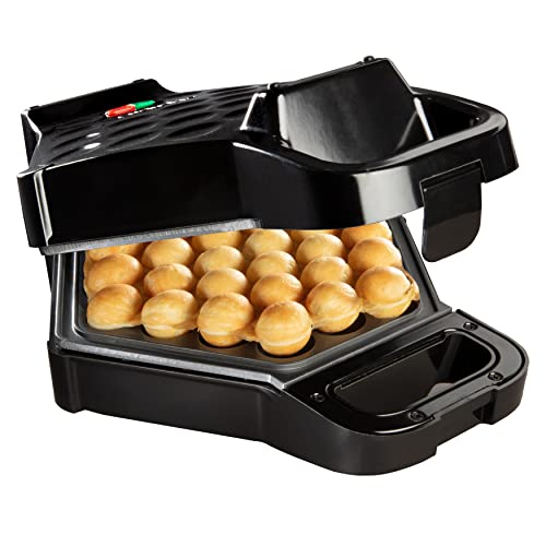 CucinaPro Bubble Waffle Maker- Electric Non stick Hong Kong Egg Waffler Iron Griddle w/Ready Indicator Light- Ready in under 5 Mins- Recipe Guide Included, Make Delicious Ice Cream Cones for Xmas Gift or Treat - Image 1