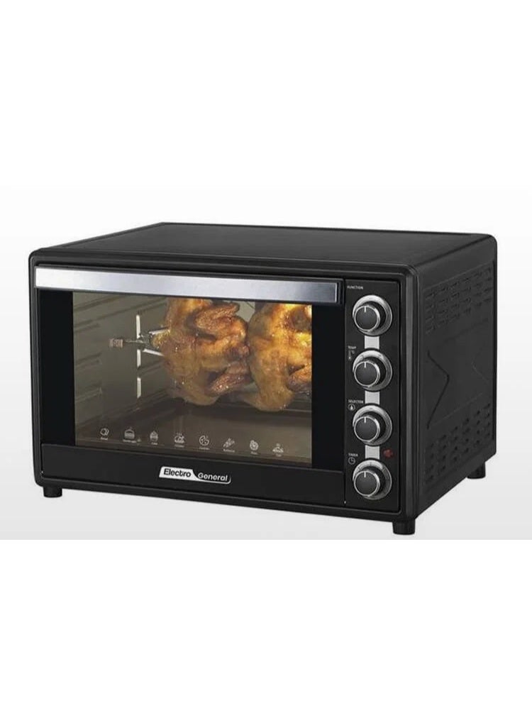 الكترو جنرال فرن كهربائي الكترو جنرال، 60 لتر، 2200 واط، SVN-60RML - أسود - Image 1