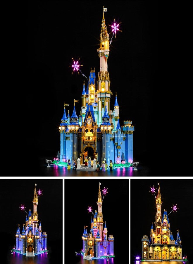 YEABRICKS LED Light for Lego-43222 Disney Castle Building Blocks Model (Lego Set NOT Included) - Image 3