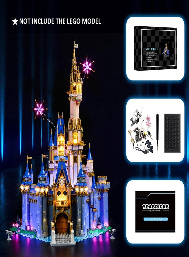 YEABRICKS LED Light for Lego-43222 Disney Castle Building Blocks Model (Lego Set NOT Included) - Image 5