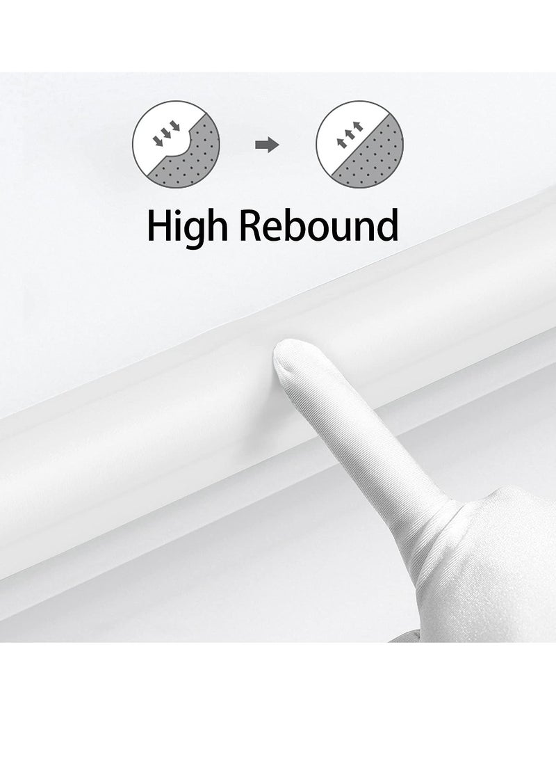 BABYBBZ 2PCS Baby Edge Safety Bumpers 50CM - Soft Silicone Foam Edge Protector for Furniture, Childproof Edge Bumper Guard with 3M Adhesive  - Image 3