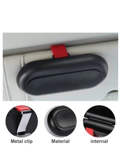 Bukela Car Sunglass Holder, Car Visor Sunglasses Case, Universal Automotive Eyeglasses Organizer Protective Box Car Accessories for Car  - Image 2