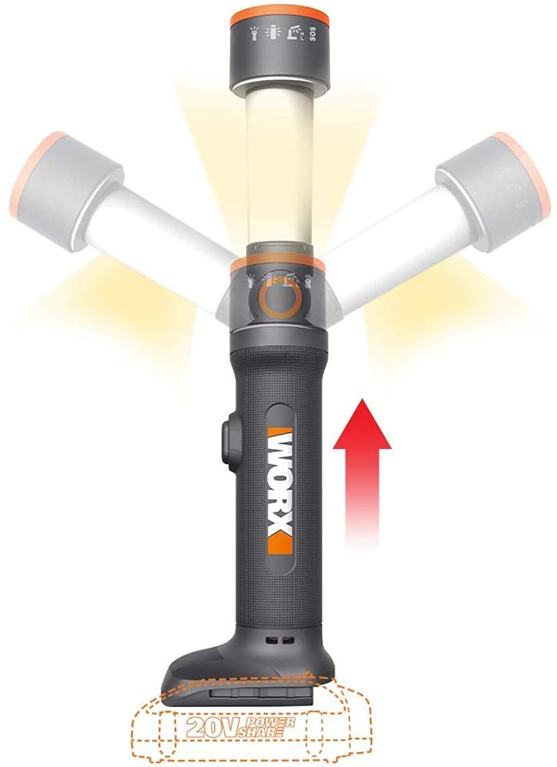 Worx WX027L.9 20V Power Share Multi-Function LED Flashlight (Tool Only) - Image 1