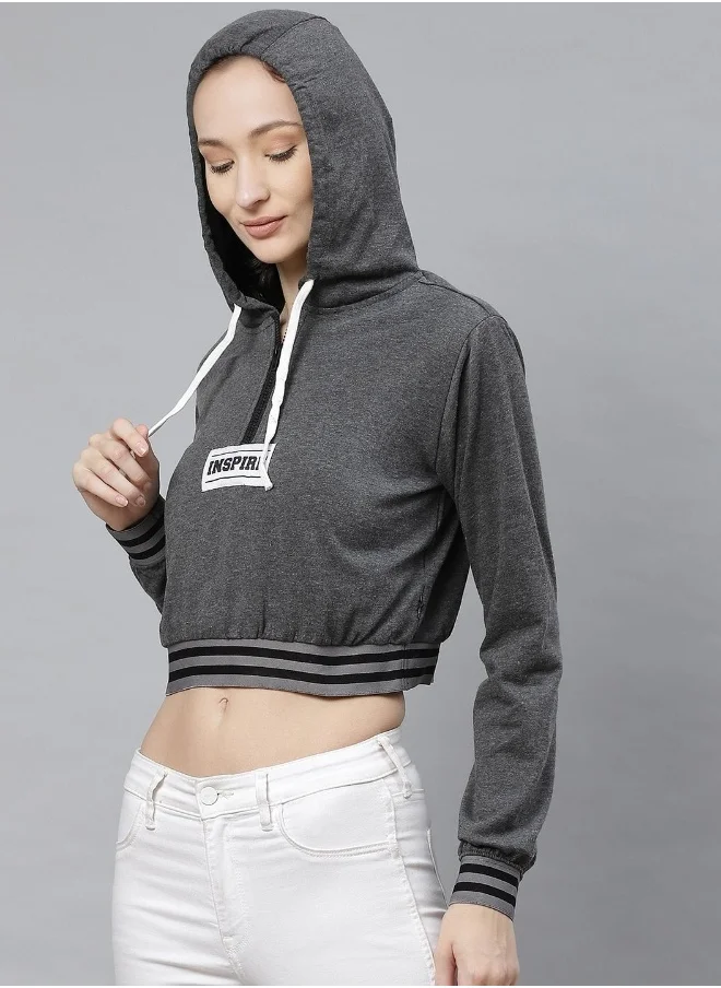 Hubberholme Charcoal Sweatshirt For Women