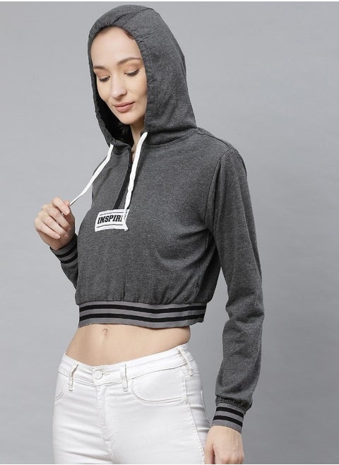 Charcoal Sweatshirt For Women