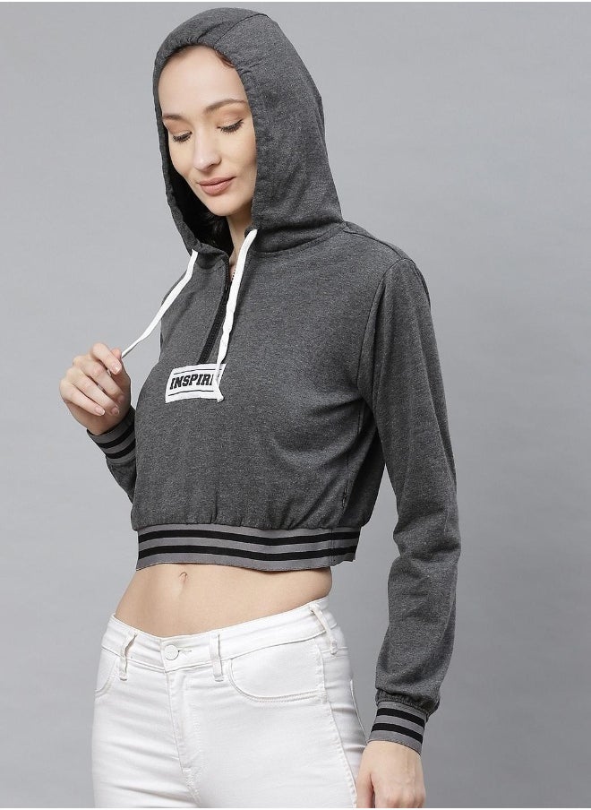 Hubberholme Charcoal Sweatshirt For Women  - Image 1