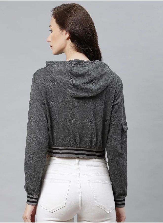 Hubberholme Charcoal Sweatshirt For Women