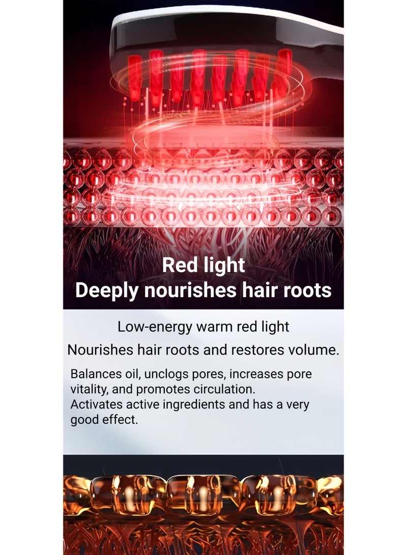 KADRAMA Electric Hair Growth Comb Infrared Laser Hair Care Style Anti-Hair Loss Hair Red Light Treatment Head Massager Hair Brush - Image 4