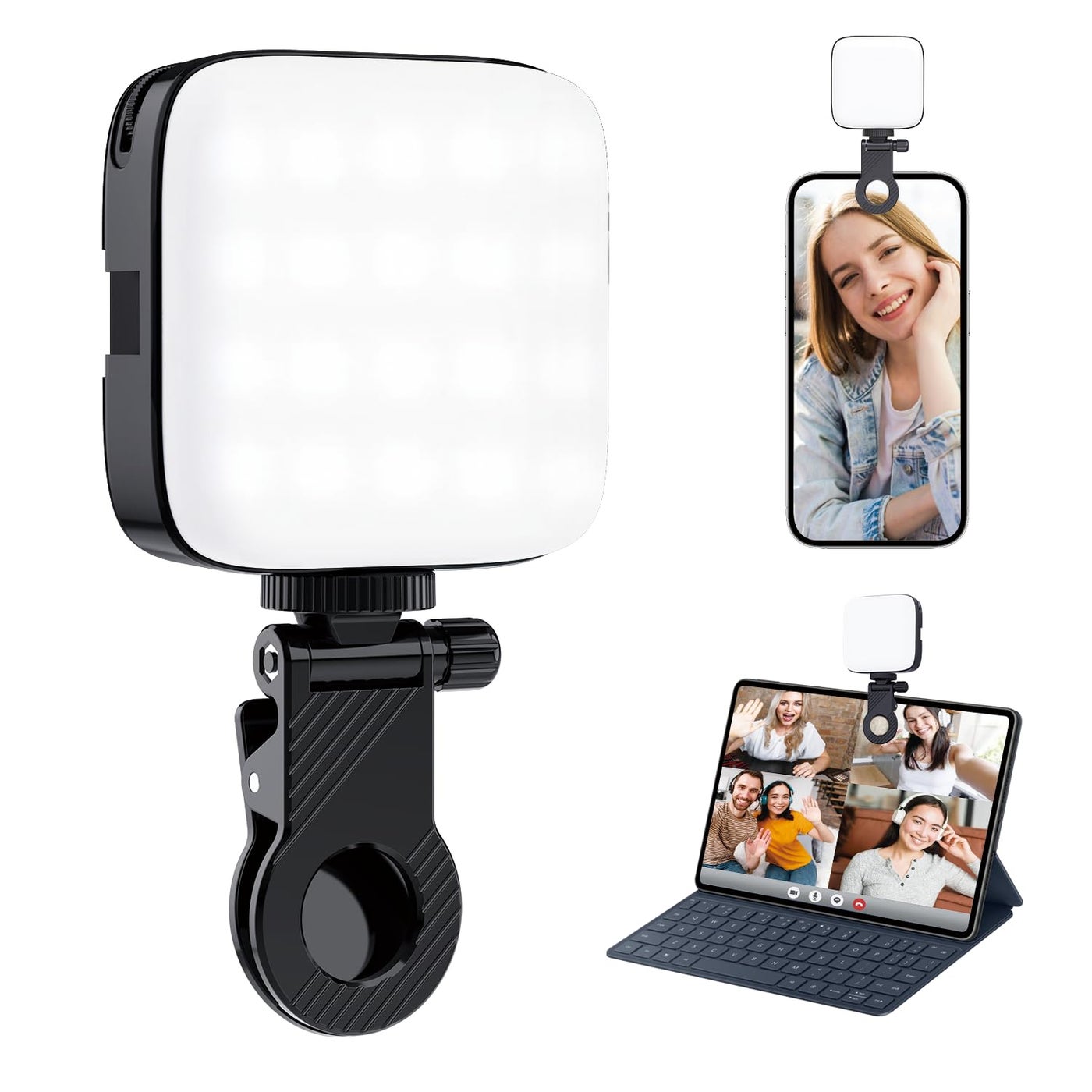 etentous Etentous Selfie Light With Clip 80 Led Z3379BD074150C173F254Z