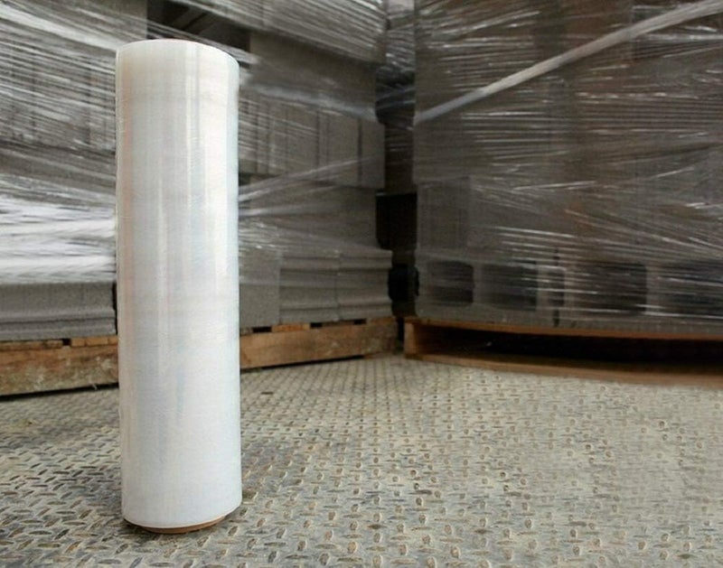 Ox Plastics لفافة تقليص حجم ال paletات قوية، مقاس 18 بوصة × 1000 قدم، من فيلم بلاستيكي عالي القوة صناعية (مقياس 80)، من الدرجة التجارية؛ مناسبة لتغليف الأثاث والصناديق والpaletات (عبوة تحتوي على 4 قطع). - Image 3