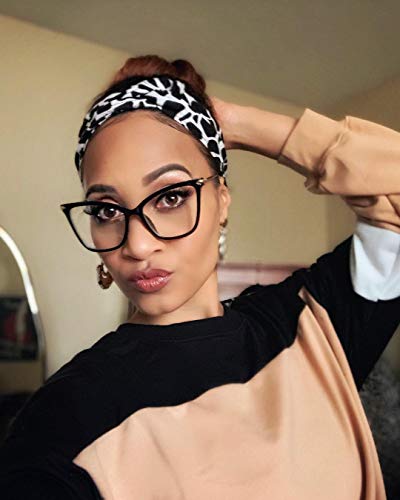 FEISEDY New Oversized Cat Eye Glasses Frame Eyewear for Women B2460 - Image 3