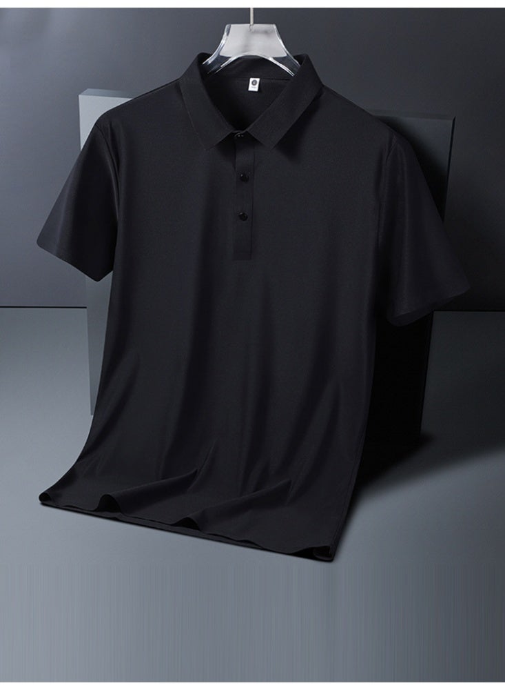 عام الرجال قمصان بولو قصيرة الأكمام قمصان الغولف الكلاسيكية صالح عارضة الأداء تي شيرت - Image 5