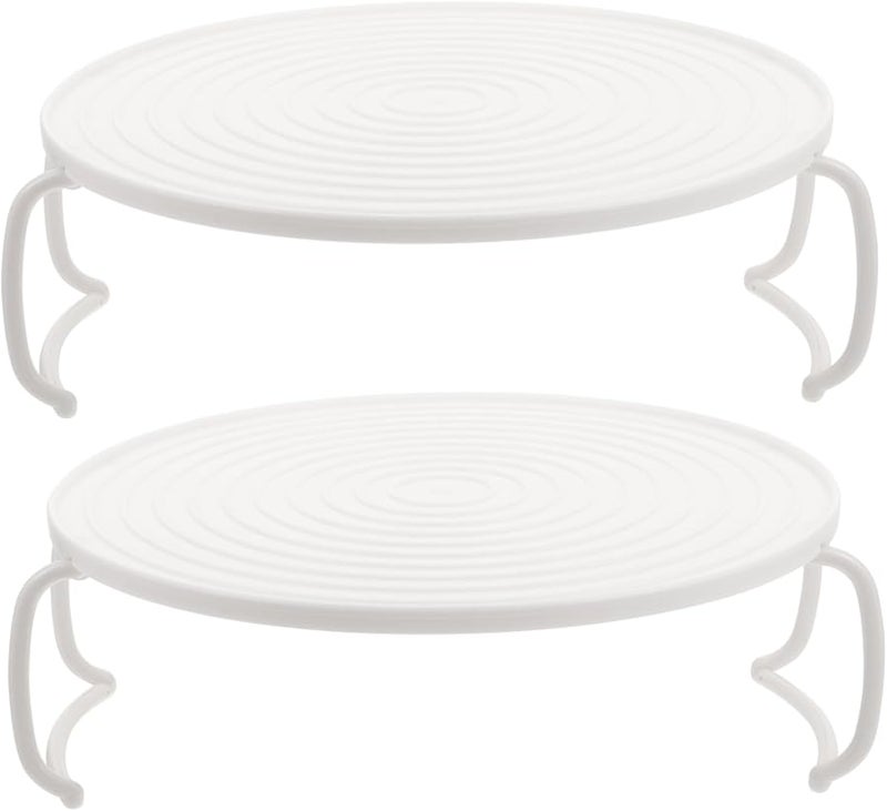 2 Tier Microwave Steaming Rack Storage Tray for Cooking Heating Versatile Kitchen Accessory - Image 2