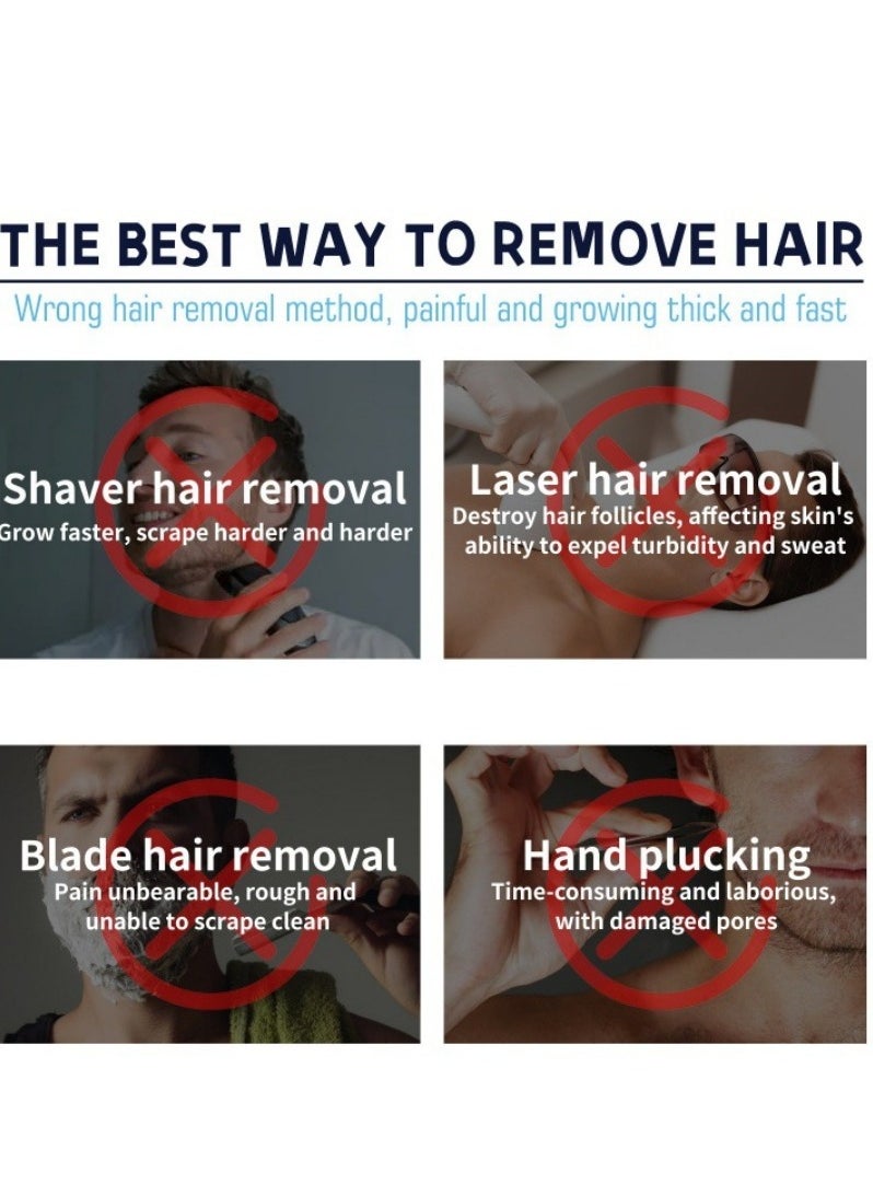 East Moon - Hair Removal Spray Foam for Men, Painless Hair Removal Spray Armpit Gentle Hair Remover Refreshing Quick Hair Removal Spray, Safe Hair Depilatory For Male Underarm, Chest, Back, Legs - Image 1