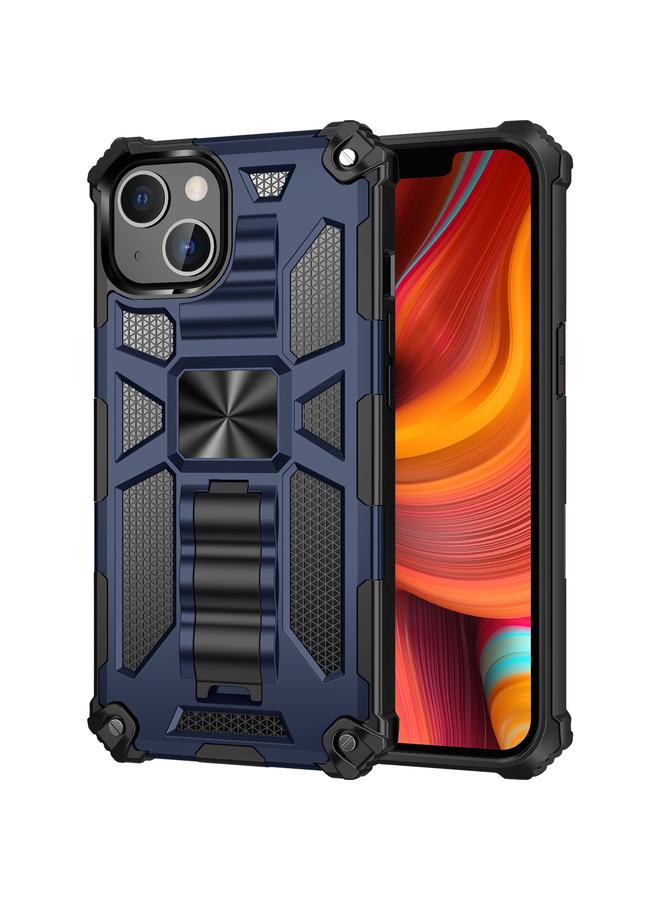 S-TOP Case For iPhone 13 Armor Shockproof TPU + PC Magnetic Protective Case with Holder - Image 1