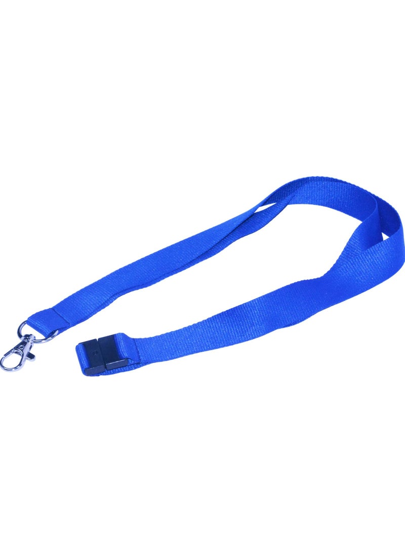 FIS 10-Piece FIS Lanyard Blue with Metal Hook & Safety Buckle, 2X90cm - FSNASBL/10 - Image 2