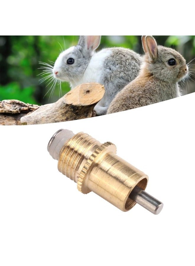Beufee 20PCS Rabbit Drinker , Rabbit Drinker Rabbit Water Drinker Screw in Type Rabbit Waterer Farm Poultry Watering System Cage Accessories - Image 5