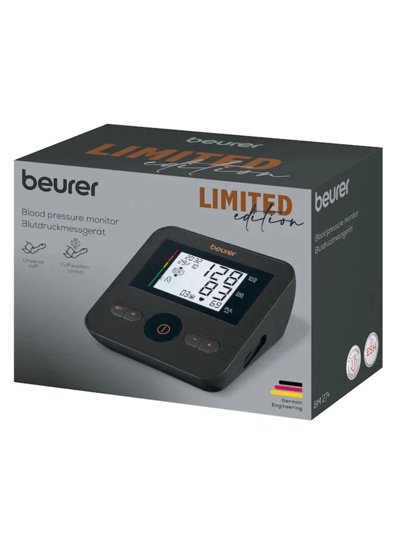 Beurer - BM 27+ Limited Edition Upper Arm Blood Pressure Monitor Fully Automatic Measurement Universal Cuff Irregular Heartbeat Detection - Image 1