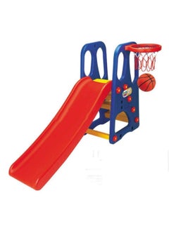 RBWTOYS RBWTOYS  Plastic Baby Toy  2 in 1  Slide with Baskeet Hoop. RW-16343.  - Image 1