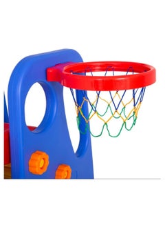 RBWTOYS RBWTOYS  Plastic Baby Toy  2 in 1  Slide with Baskeet Hoop. RW-16343.  - Image 4