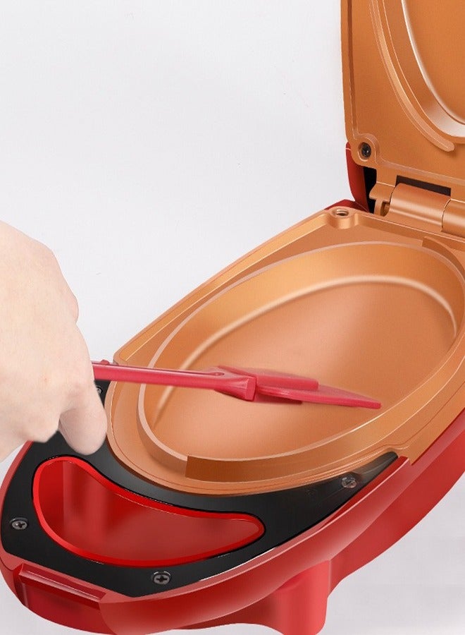 إسكدنيا بيتزا ماكينة بيتزا محسنة حديثاً لوحات غير عصا فرن بيتزا صانع المنضدة الكهربائية فرن الفرن للاستخدام المنزلي - Image 3