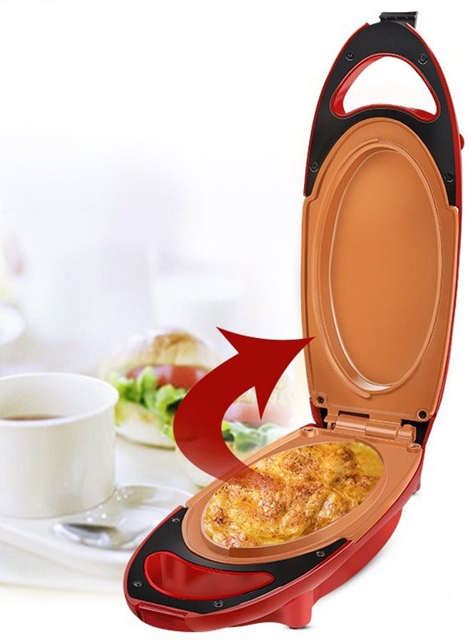 إسكدنيا بيتزا ماكينة بيتزا محسنة حديثاً لوحات غير عصا فرن بيتزا صانع المنضدة الكهربائية فرن الفرن للاستخدام المنزلي - Image 1