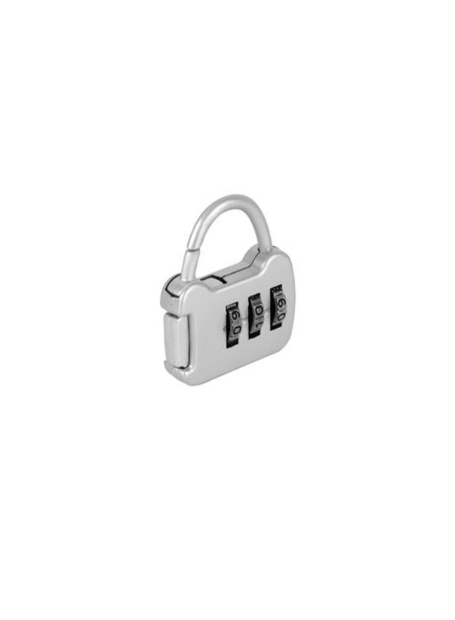 Epsilon 35mm 3-Digit Combination Padlock, Resettable Number Lock, Durable Security Lock for Luggage, Backpack, Toolbox, Locker, Gate & Travel Use, Anti-Corrosion Metal Finish, Silver - EPSL174 - Image 3