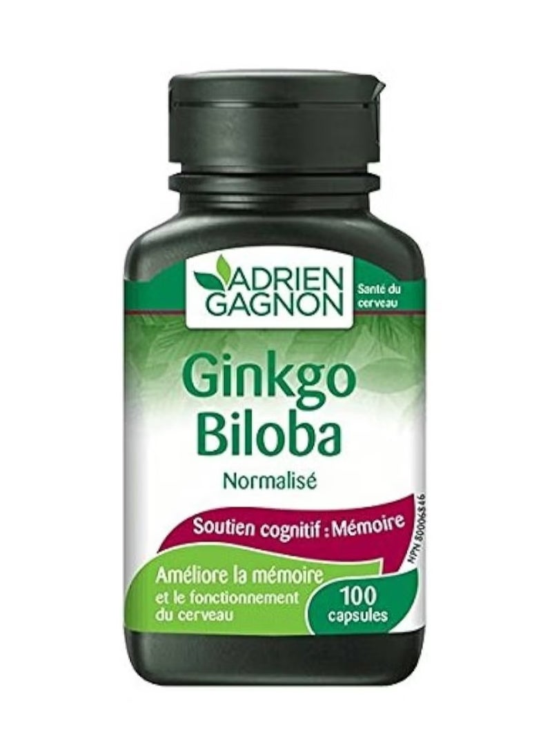 ADRIEN GAGNON - Ag Ginkgo Biloba 80Mg Caps 30S - Image 1