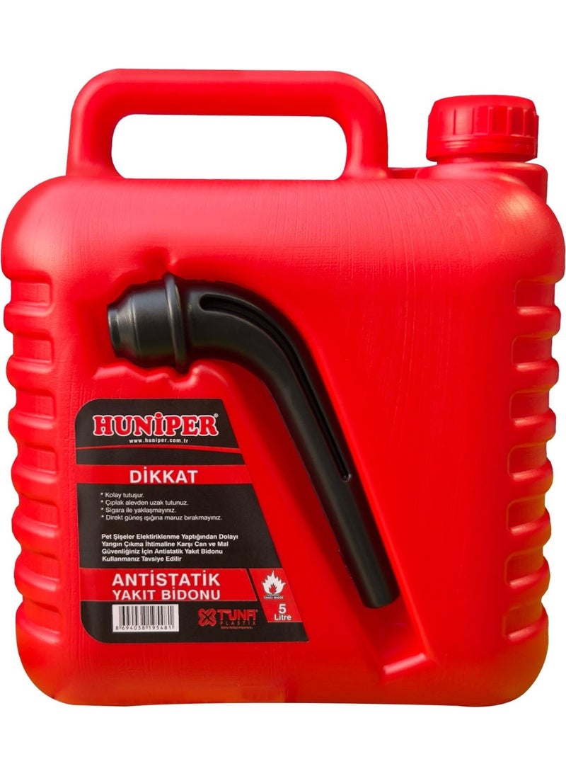 Huniper Funnel Antistatic Gasoline Fuel Canister 5 Lt  - Image 1