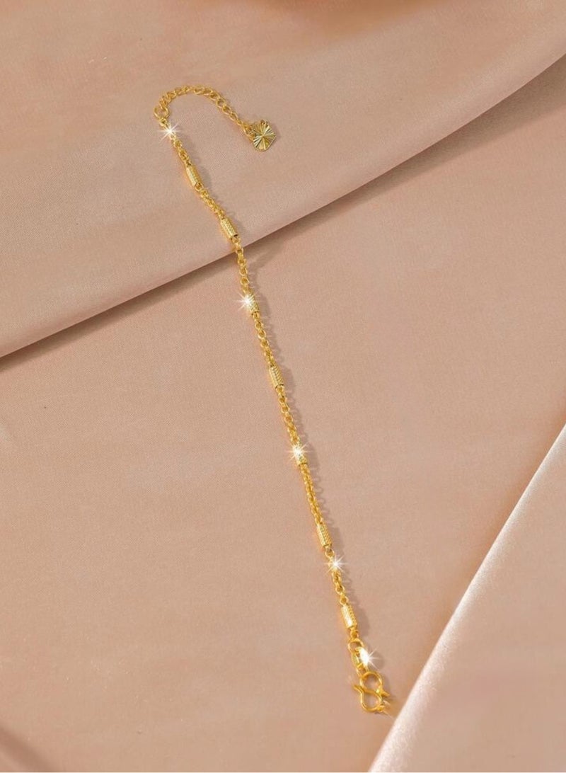 غولدماكس اسوارة نسائية شبيهة بالذهب مطلية باللون الذهبي عيار 21 - Image 3