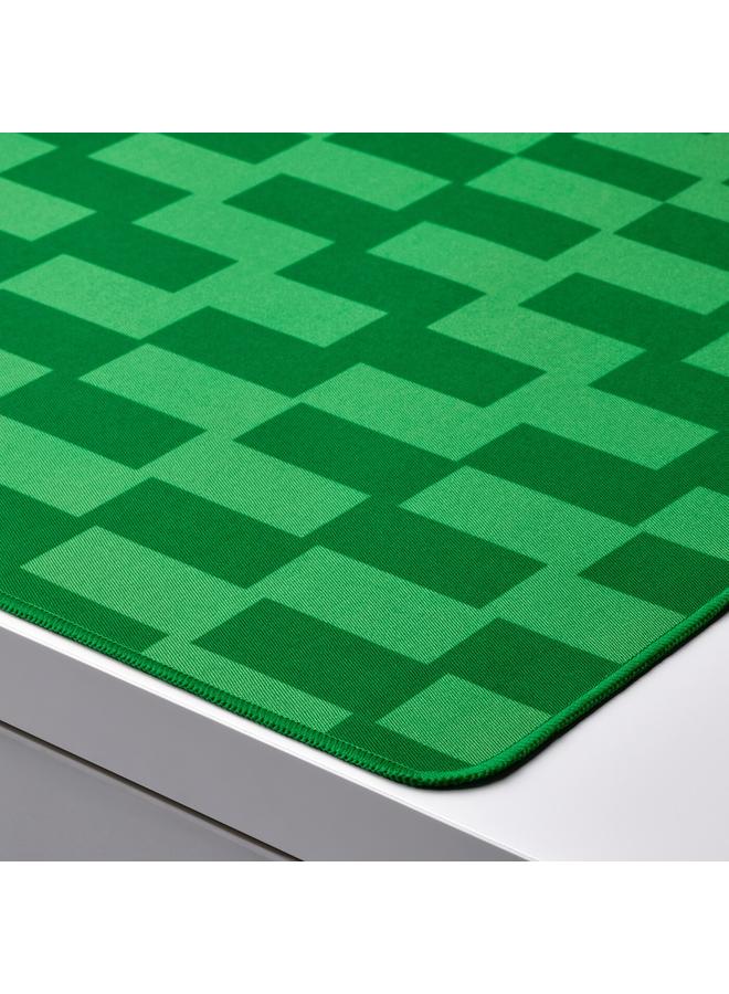 Zaboon Gaming mouse pad, green/patterned, 40x80 cm - Image 3