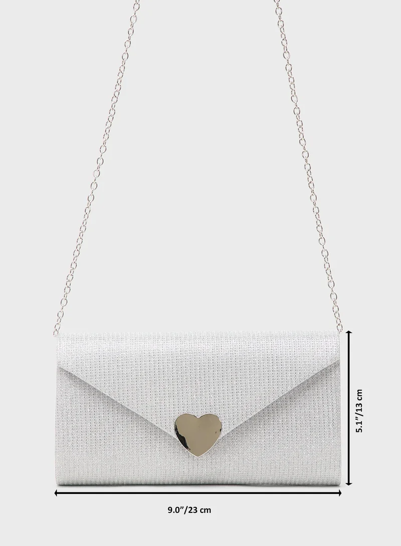 Ella Limited Edition Sparkle Embellished East-West Clutch