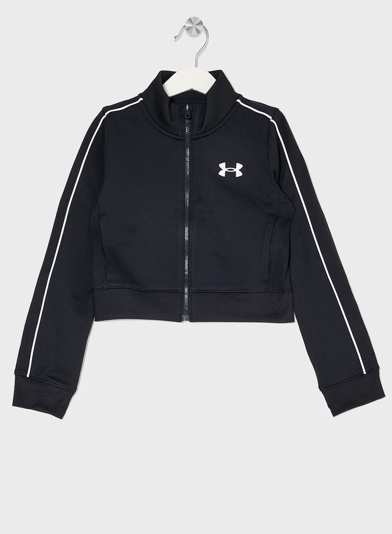 UNDER ARMOUR Youth Icon Knitted Cropped Tracksuits