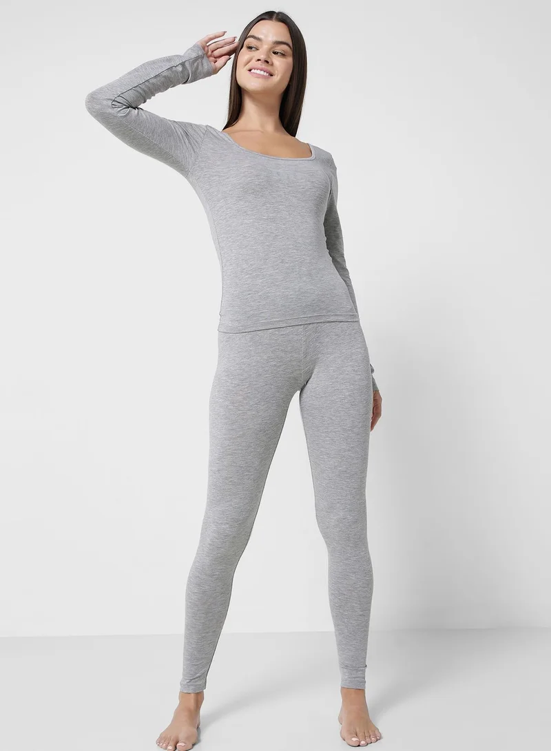 BOSS Scoop Neck Knitted Top