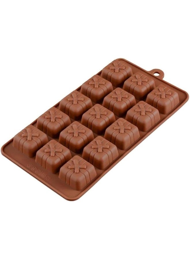Silicone Freezer Tray, Silicone Candy Molds, Chocolate Moulds, Food Grade Silicon Mold for Making Jelly Candy Chocolate Desserts Ice Cube Cake Decoration (STYLE D) - Image 1