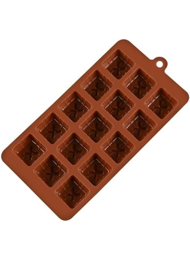 Silicone Freezer Tray, Silicone Candy Molds, Chocolate Moulds, Food Grade Silicon Mold for Making Jelly Candy Chocolate Desserts Ice Cube Cake Decoration (STYLE D) - Image 2