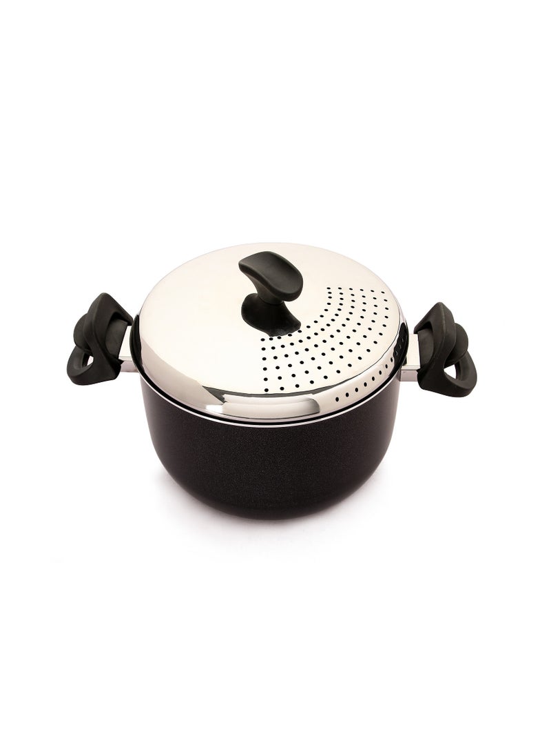 Home Ravelli Pasta Pot 22 CM - 00IRAVE100-PAS220S-2  - Image 1