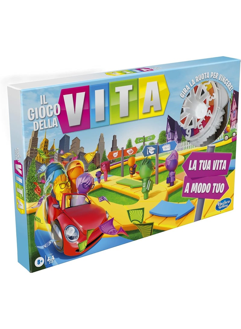 HASBRO - GAMING لعبة حياة لوحة - لعبة عائلية ممتعة مع مراحل الحياة، تدوير للفوز، بطاقات العمل وتتبع الاستثمارات، للأعمار 8+ - Image 4