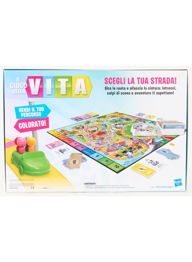 HASBRO - GAMING لعبة حياة لوحة - لعبة عائلية ممتعة مع مراحل الحياة، تدوير للفوز، بطاقات العمل وتتبع الاستثمارات، للأعمار 8+ - Image 5