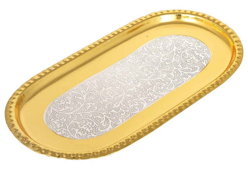 RKONECT RKONECT SilverGold Lotus Bowl Set with Royal Velvet Box Capsul 5 PCS Set  - Image 3