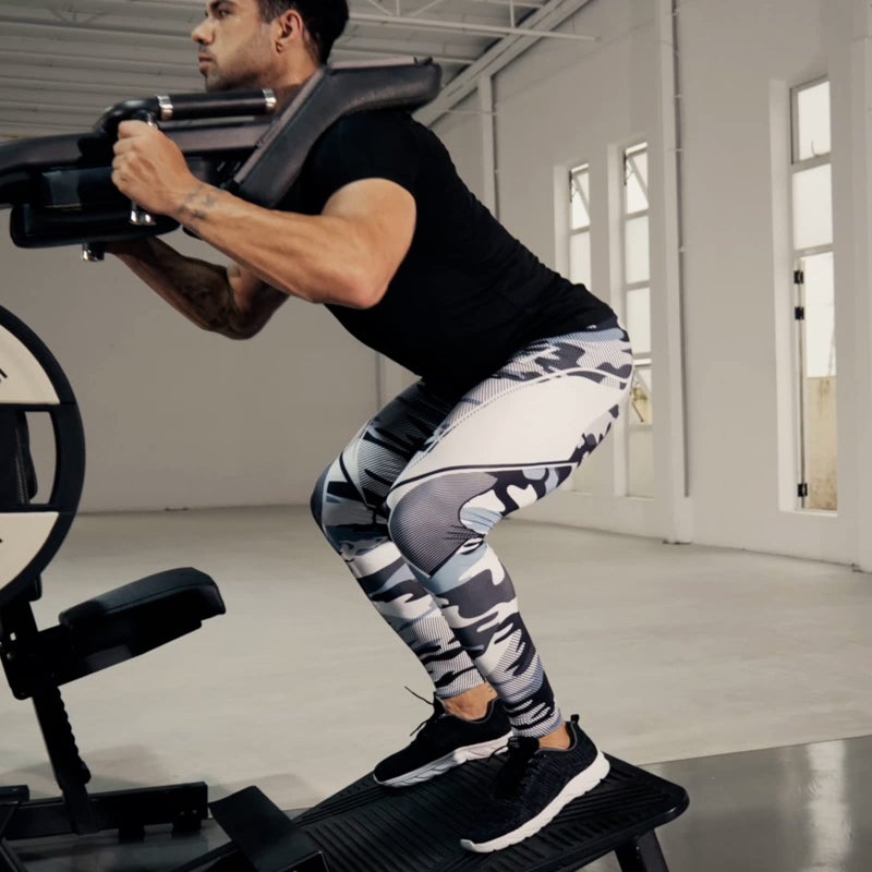 OEBLD Compression Pants Men UV Blocking Running Tights 1 or 2 Pack Gym Yoga Leggings for Athletic Workout - Image 3