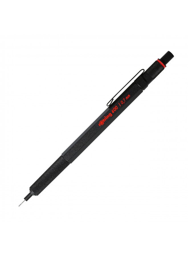 Rotring Rotring 600 Mechanical Pencil 0.5 mm Black, Black Full-Metal Pencil Body, Drafting Pencil, Stocking Stuffer, Holiday Gifts for College Students, Christmas Gifts for Teachers  - Image 1