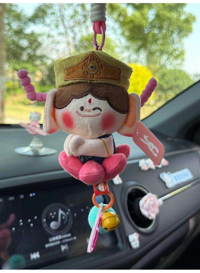 Yungang Grottoes Lotus Wenchuang Cute Buddha Companion Lotus Doll Shanxi Datong Surrounding Bag Pendant Car Keychain 